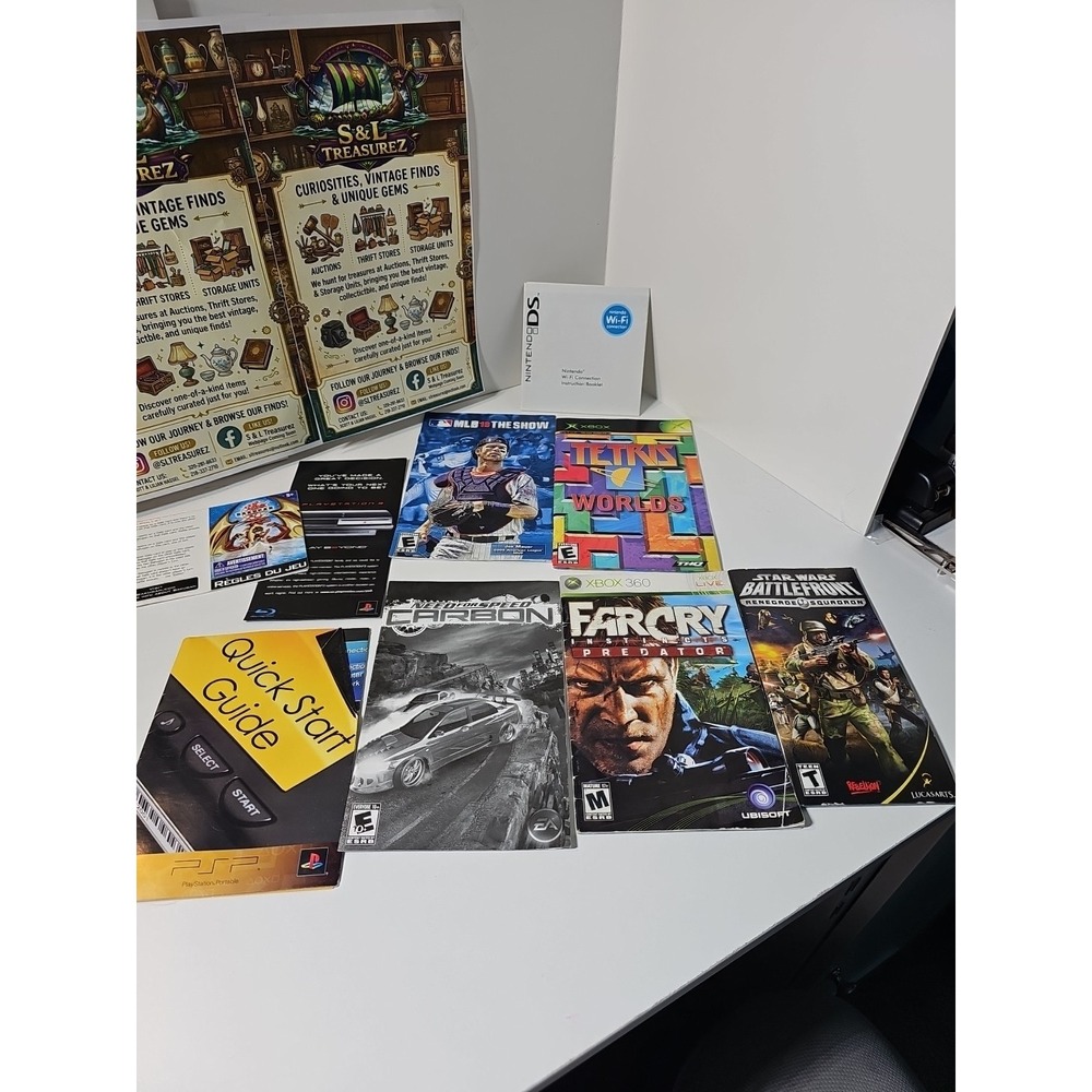 Playstation, Xbox , Psp, Ds Manuel Lot